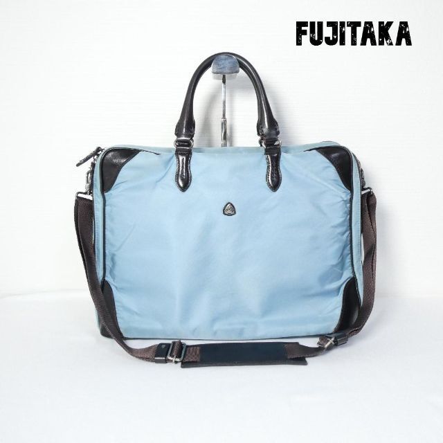 FUJITAKA - 良品 FUJITAKA ナイロン×レザー エンブレム 2WAY ビジネス