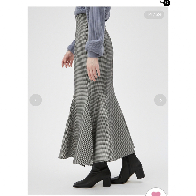 FRAY I.D(フレイアイディー)のフレイアイディ チェックマーメイドスカート サイズ0 レディースのスカート(ロングスカート)の商品写真
