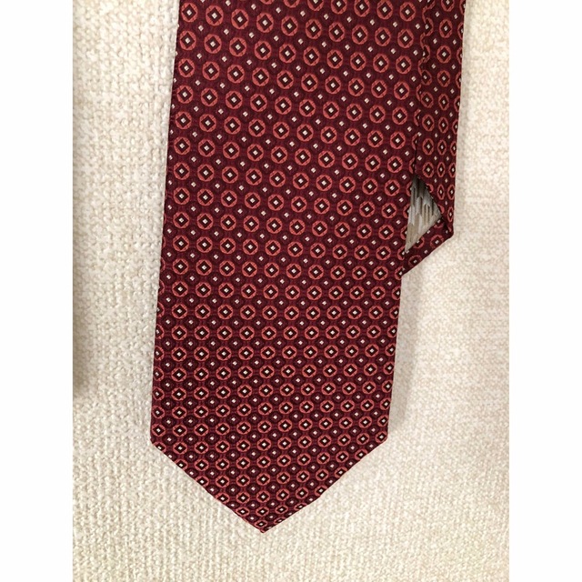 D’URBAN(ダーバン)のダーバン　シルクネクタイ　赤系 メンズのファッション小物(ネクタイ)の商品写真