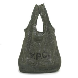 A.P.C - 今期A.P.C.×ラコステ コラボ ビッグロゴインディゴ縦型トート A.P.C - 今期A.P.C.×ラコステ コラボ ビッグロゴインディゴ縦型トート