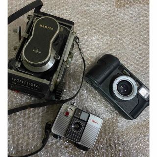 コニカミノルタ(KONICA MINOLTA)のカメラ　動作未確認　3点セット　konica ricoh mamiya(フィルムカメラ)