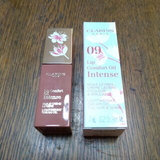 クラランス(CLARINS)の美品 CLARINS クラランス リップオイル インテンス 09 ウォームローズ(口紅)