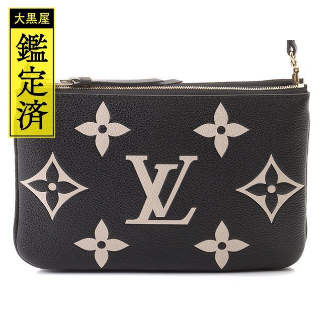 LOUIS VUITTON - ルイヴィトン 　ポシェット・ドゥーブルジップ 　M80787  【430】