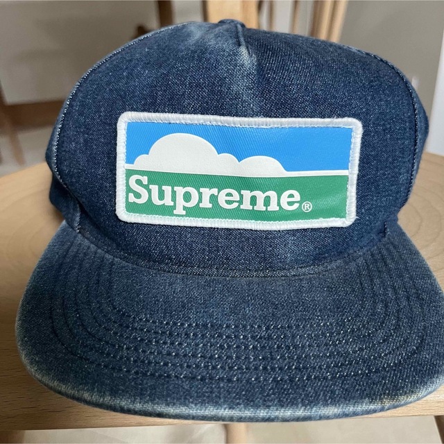 Supreme Horizon 5panel cap denim  18aw