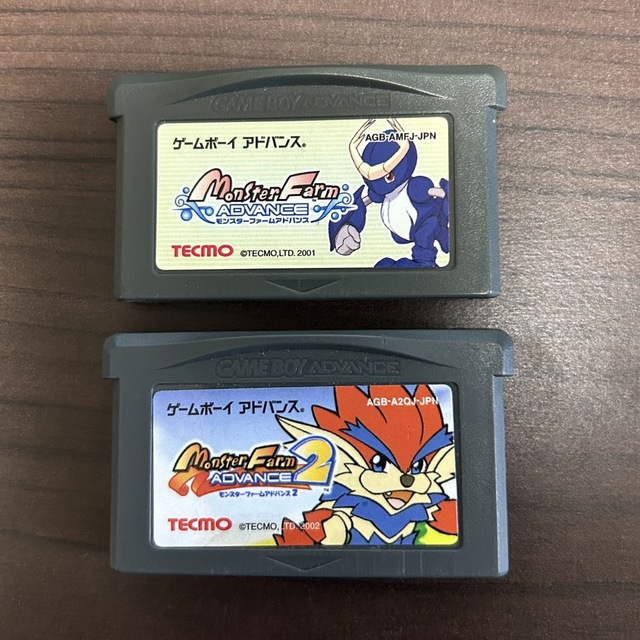 ゲームボーイアドバンス(ゲームボーイアドバンス)のGBA ゲームボーイアドバンス モンスターファーム 2本セット エンタメ/ホビーのゲームソフト/ゲーム機本体(携帯用ゲームソフト)の商品写真