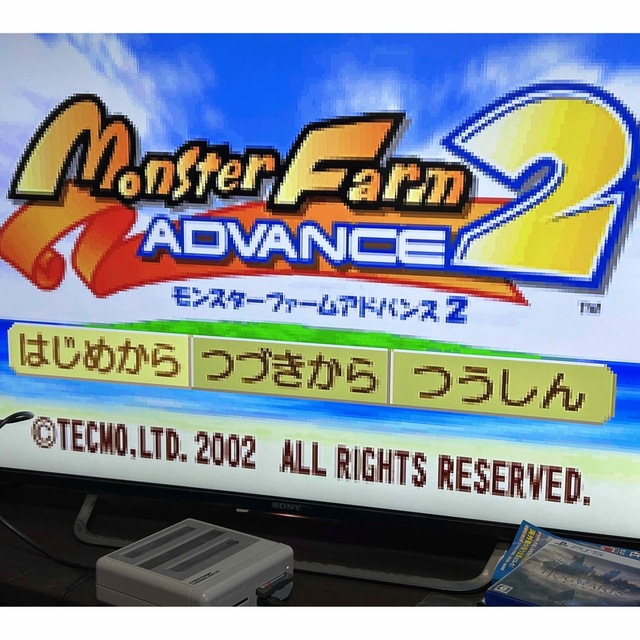 ゲームボーイアドバンス(ゲームボーイアドバンス)のGBA ゲームボーイアドバンス モンスターファーム 2本セット エンタメ/ホビーのゲームソフト/ゲーム機本体(携帯用ゲームソフト)の商品写真