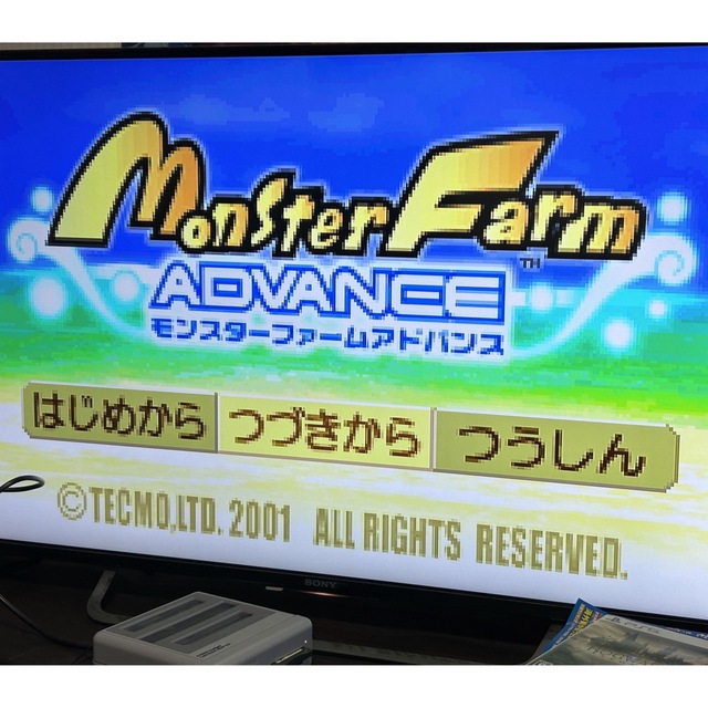 ゲームボーイアドバンス(ゲームボーイアドバンス)のGBA ゲームボーイアドバンス モンスターファーム 2本セット エンタメ/ホビーのゲームソフト/ゲーム機本体(携帯用ゲームソフト)の商品写真