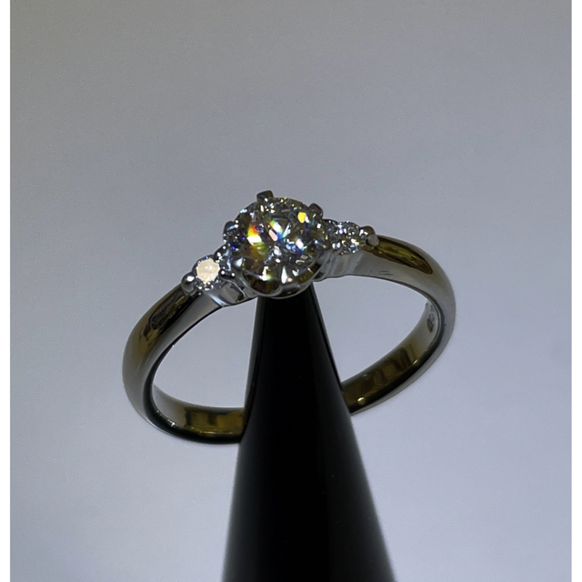 PT900 Diamond Jewelry Ring colorless ④