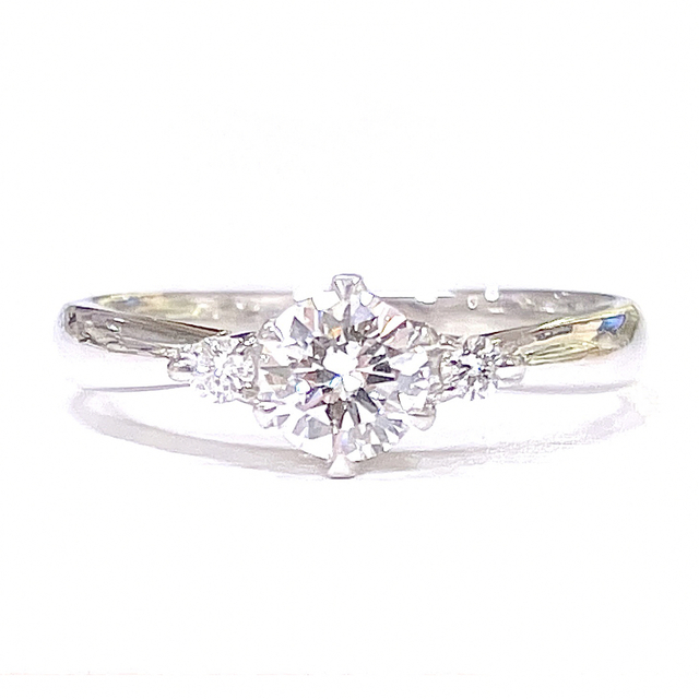 PT900 Diamond Jewelry Ring colorless ③