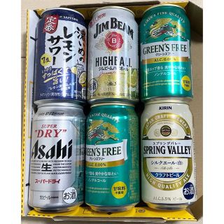 お酒、ノンアル6本セット (ビール)