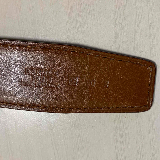 Hermes(エルメス)の【HERMES】正規品　エルメス　ベルト　90 シルバー金具　ブラック  メンズのファッション小物(ベルト)の商品写真