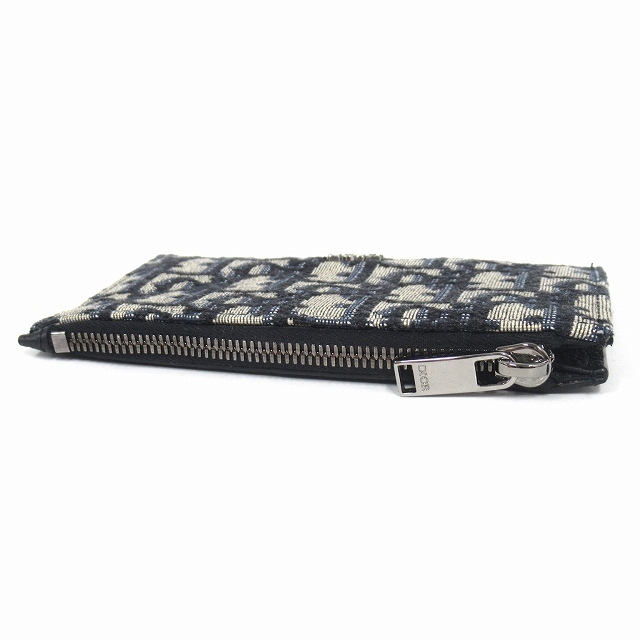 美品 ディオールオム Dior HOMME ジップ カードホルダー 財布 ◆2