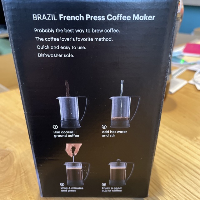 bodum(ボダム)の【新品未使用品】bodum フレンチプレス french press 350ml インテリア/住まい/日用品のキッチン/食器(その他)の商品写真