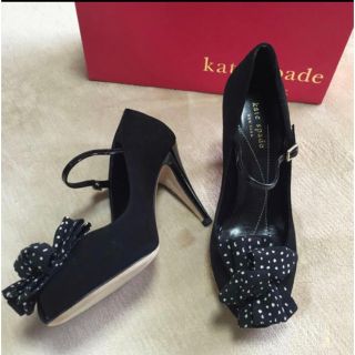 ケイトスペードニューヨーク(kate spade new york)のケイトスペード♡︎ドットリボンパンプス(ハイヒール/パンプス)