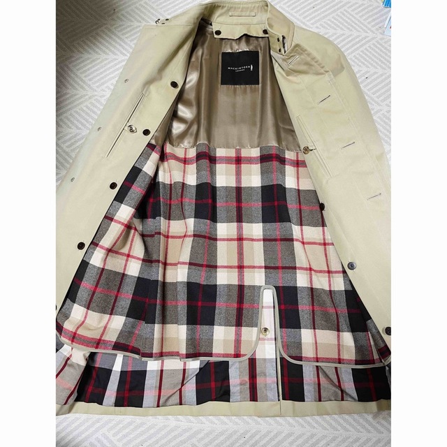 オシャレ 美品 マッキントッシュロンドン ステンカラーコート ベージュ