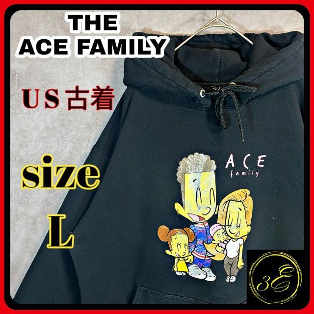 THE ACE FAMILY パーカー US オーバーサイズL