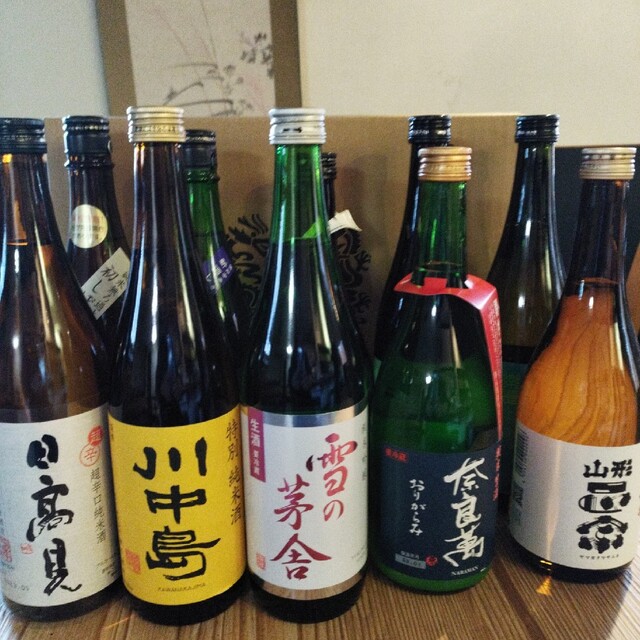 日本酒 四合!１０本 川中島など値下げしますの通販 by たぬき's shop ...