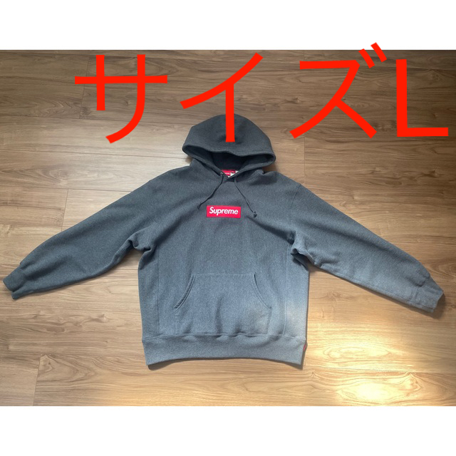 supreme BOXLOGO パーカー フーディー シュプリーム サイズL