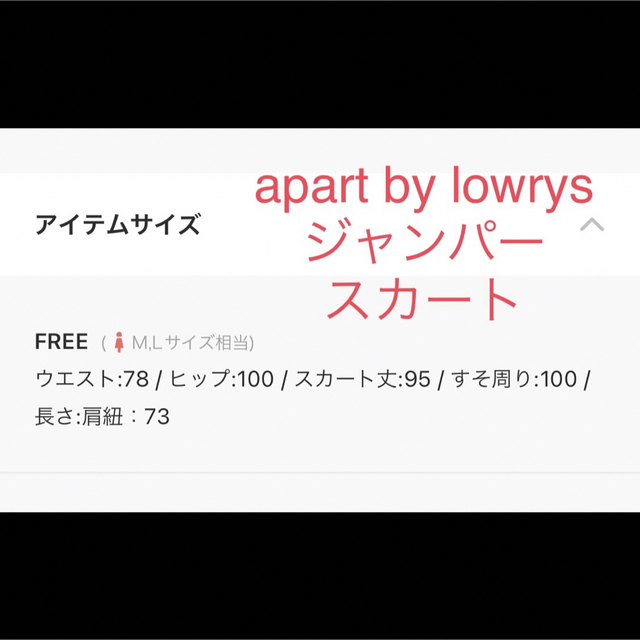 【apartbylowrys】TRPUジャンパースカート 9