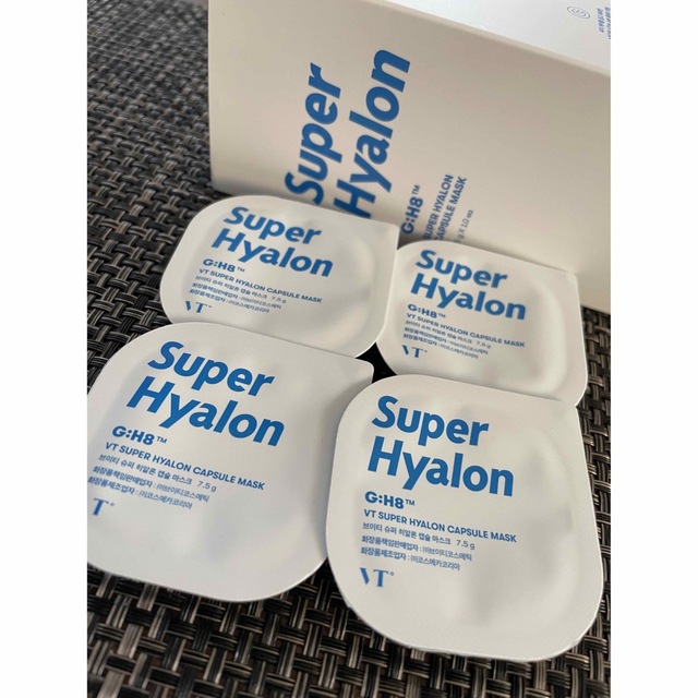 MEDIHEAL(メディヒール)のSuper Hyalon    カプセルマスク　4個 コスメ/美容のスキンケア/基礎化粧品(パック/フェイスマスク)の商品写真