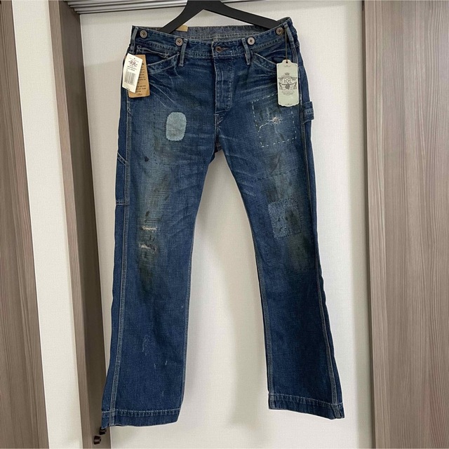 RRL - USA製⭐︎RRL⭐︎ペインターパンツ 大戦 バックルバックの RRL - USA製⭐︎RRL⭐︎ペインターパンツ 大戦 バックルバックの