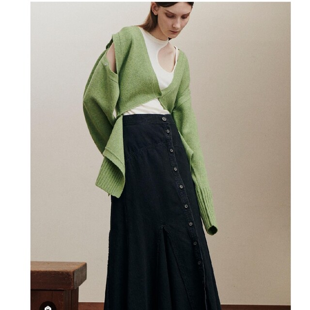 LE CIEL BLEU(ルシェルブルー)のLE CIEL BLEU💚Detatchable Kntted Top ニット レディースのトップス(ニット/セーター)の商品写真