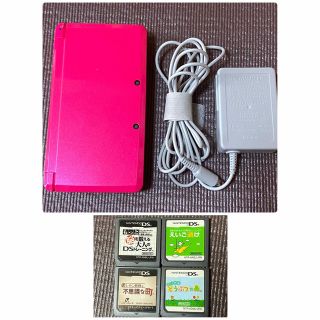 ニンテンドー3DS(ニンテンドー3DS)のニンテンドー3DS グロスピンク(携帯用ゲーム機本体)