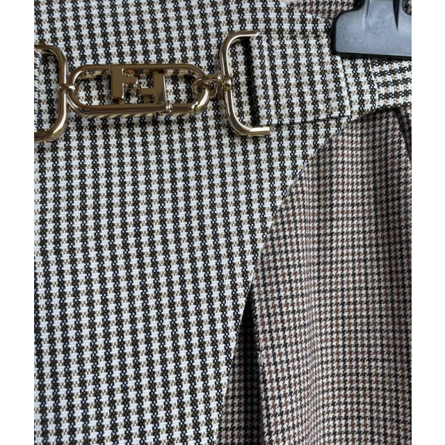 フェンディ FENDI ★ ウール ミディスカート ベルト付き - 2