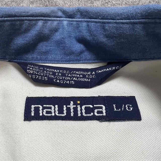 NAUTICA(ノーティカ)の【ナルゴ様専用】ノーティカ☆ポケット刺繍ロゴデニム襟切替チノボタンダウンシャツ メンズのトップス(シャツ)の商品写真