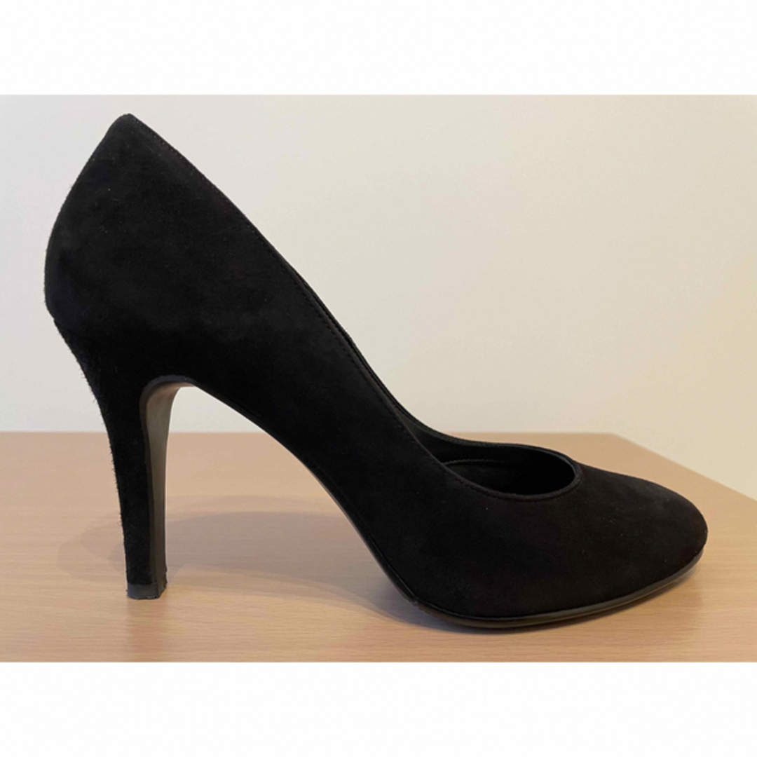 DIANA(ダイアナ)のパンプス 黒 23cm スエード レディースの靴/シューズ(ハイヒール/パンプス)の商品写真