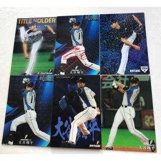 2015-2017【カルビープロ野球チップス】大谷翔平 6枚 赤サイン