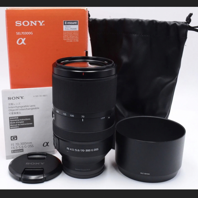 SONY FE70-300 F4.5〜5.6 G OSS レンズカメラ