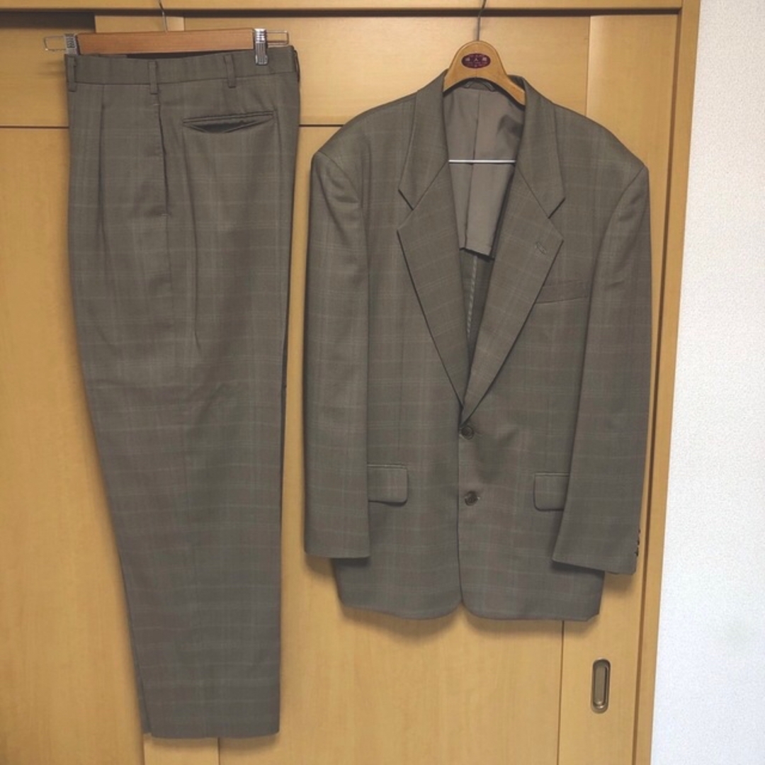 GEORGES RECH(ジョルジュレッシュ)のGeorges rech hommeスーツ上下 セットアップ LL ブラウン メンズのスーツ(セットアップ)の商品写真