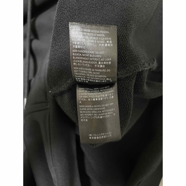 Balenciaga - 【早い者勝ち】20-21AWバレンシアガ両面ロゴパーカー黒S