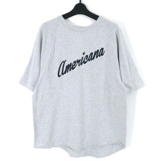 アパルトモンドゥーズィエムクラス(L'Appartement DEUXIEME CLASSE)のアパルトモン メイドバイ アメリカーナ 21AW ハーフスリーブTシャツ GRY(Tシャツ(半袖/袖なし))