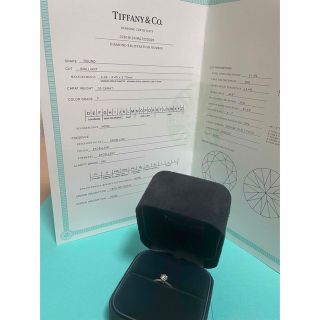 ティファニー(Tiffany & Co.)のTiffany & Co.  ティファニー　エンゲージリング　婚約指輪(リング(指輪))