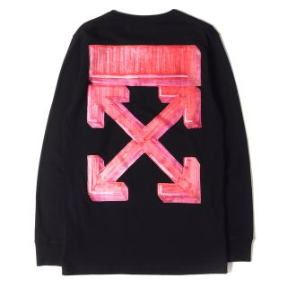 オフホワイト(OFF-WHITE)のOFF-WHITE オフホワイト Tシャツ マーカー アローマーク ロングスリーブTシャツ MARKER L/S TEE 20AW ブラック 黒 M トップス カットソー 長袖【メンズ】【中古】【美品】(Tシャツ/カットソー(七分/長袖))