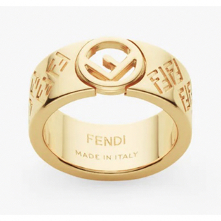 FENDI - 【正規品】 FENDI FFリング ゴールドカラー Sサイズ 10号11号 