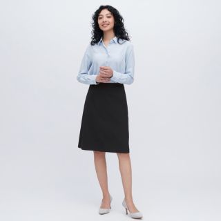 ユニクロ(UNIQLO)のユニクロ ストレッチフレアスカート(ひざ丈スカート)