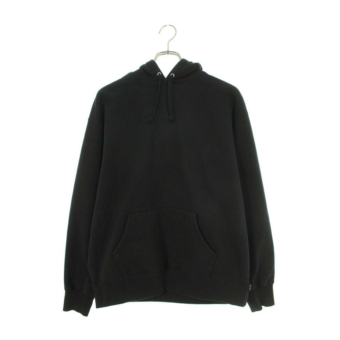 シュプリーム 22AW Satin Applique Hooded Sweatshirt サテンバックロゴプルオーバーパーカー  メンズ M