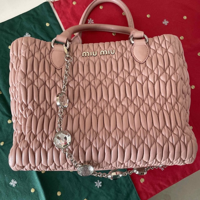 miumiu ♡ナッパクリスタル ショルダーバッグ