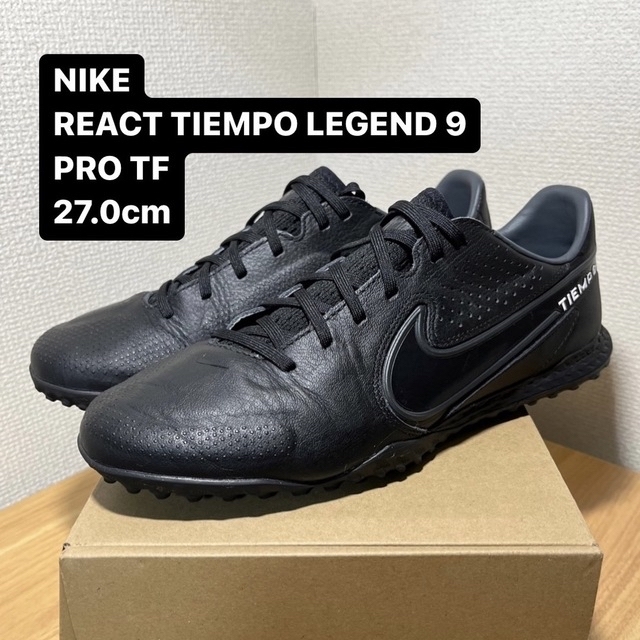 NIKE(ナイキ)のNIKE REACT TIEMPO LEGEND 9 PRO TF 27.0cm スポーツ/アウトドアのサッカー/フットサル(シューズ)の商品写真