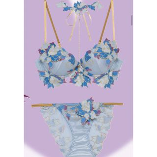 ラヴィジュール(Ravijour)のLINGERIEAM タグ付きブラ&ショーツ【チョーカー付き】　C65(ブラ&ショーツセット)