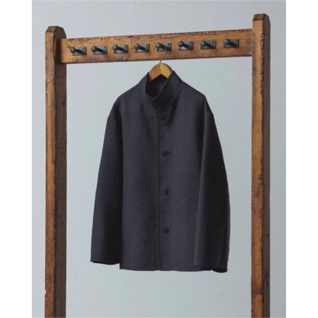 LIDNM WOOL MILLED REVER BLOUSON Sサイズ - www.edxconsultores.com.br