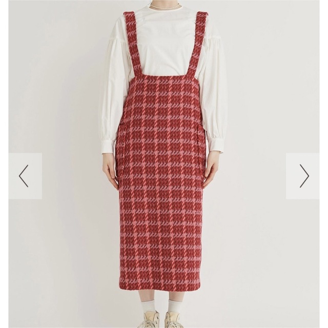 アイアムアイ DOBBY CHECK lady skirt ロングスカート