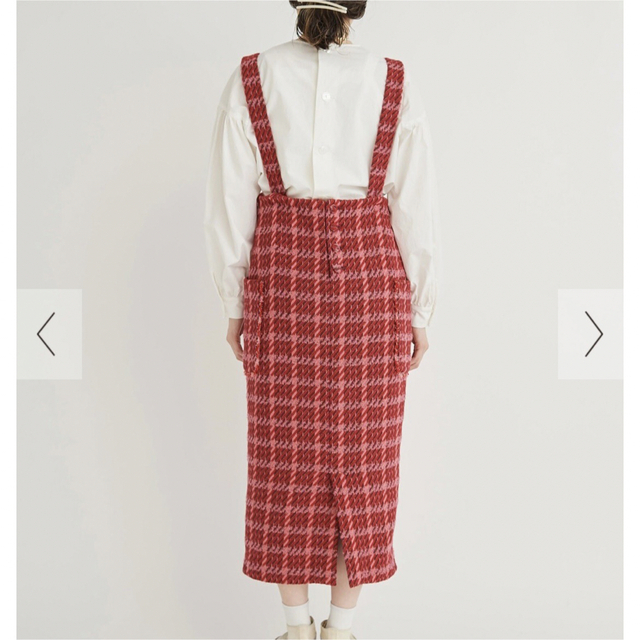 I am I(アイアムアイ)のアイアムアイ DOBBY CHECK lady skirt ロングスカート レディースのスカート(ロングスカート)の商品写真