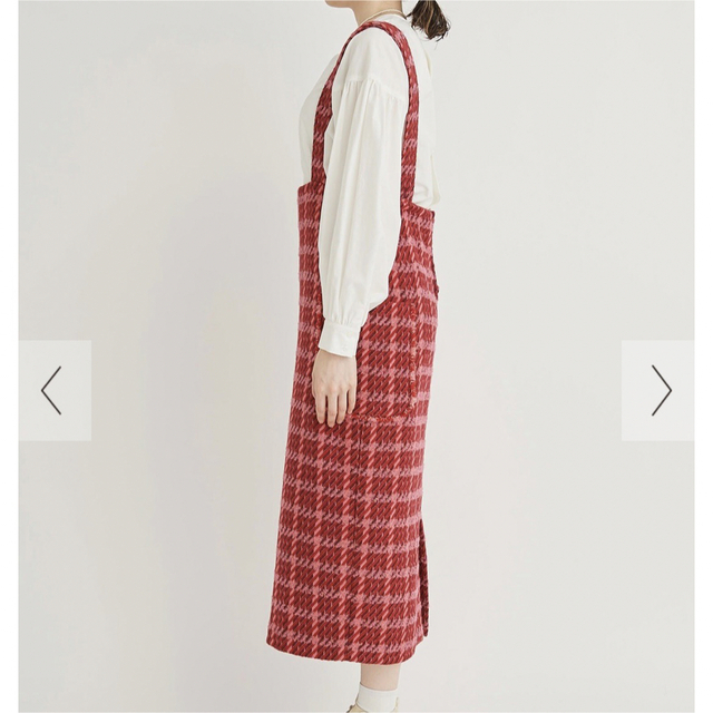 I am I(アイアムアイ)のアイアムアイ DOBBY CHECK lady skirt ロングスカート レディースのスカート(ロングスカート)の商品写真