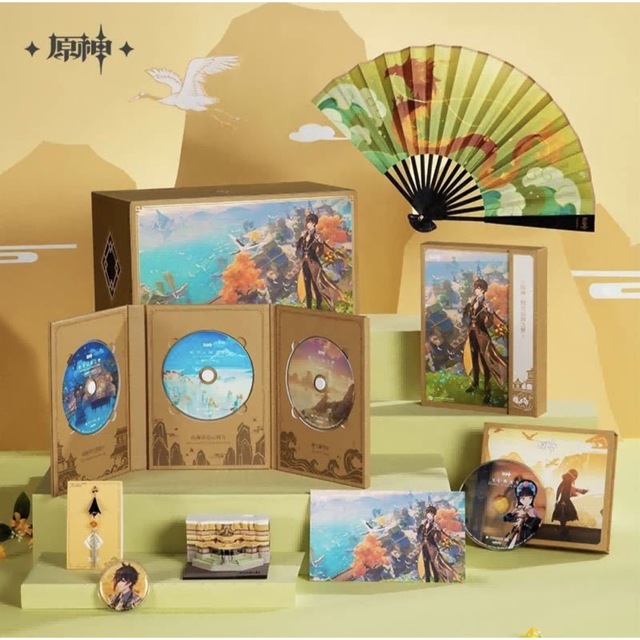 【原神】 CD BOX 皎月雲間の夢　限定盤　OST 璃月　公式正規品　鍾離
