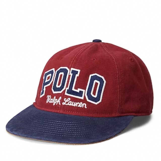 POLO RALPH LAUREN - polo ralph lauren キャップ 90's レッド
