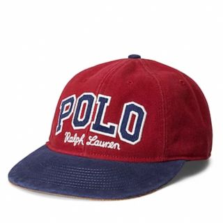 polo ralph lauren キャップ 90's レッド/ネイビー